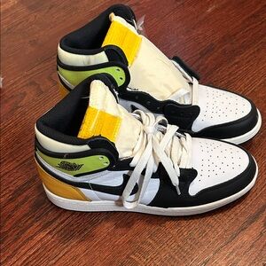 Multi-Color High-Top Sneakers